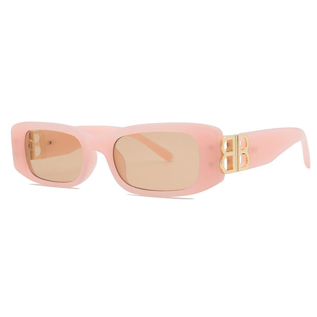 Schwarze Retro-Sonnenbrille