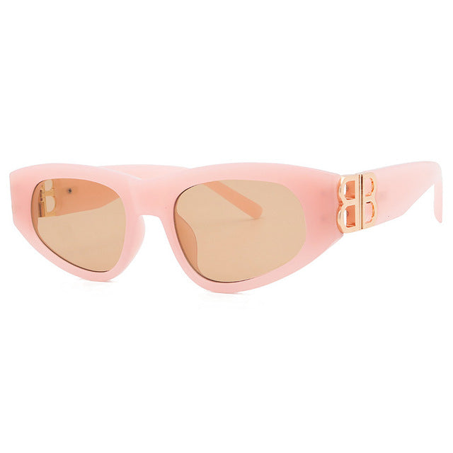 Schwarze Retro-Sonnenbrille