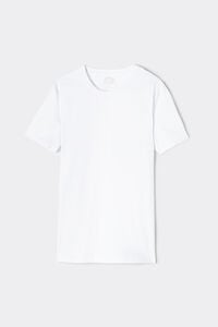 Stretch-T-Shirt aus hochwertiger Baumwolle