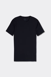 Stretch-T-Shirt aus hochwertiger Baumwolle