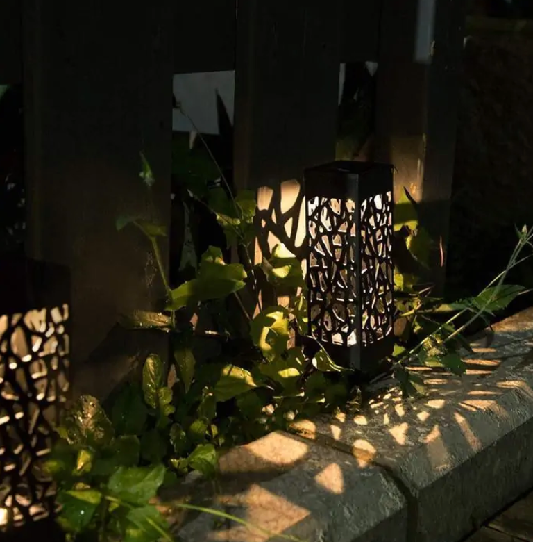 Solarbetriebene wasserdichte Vintage-Gartenleuchte