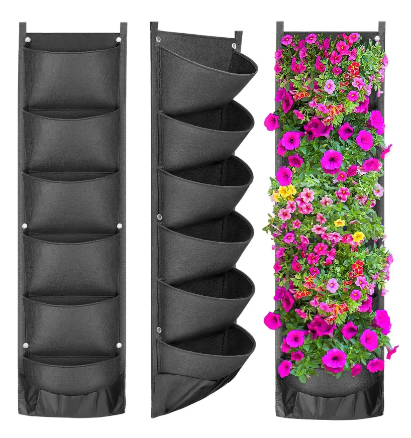 NEUES DESIGN Vertikaler Hängegarten Pflanzgefäß Blumentöpfe