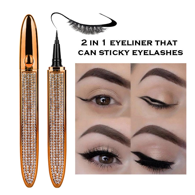 Magischer selbstklebender flüssiger Eyeliner