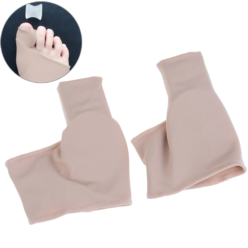 1 Paar Ballenzeh Korrektor Gel-Pad Stretch-Nylon