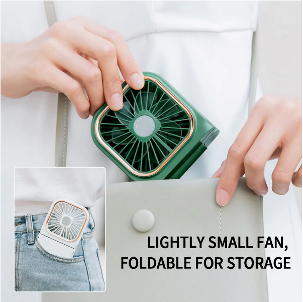 Mini zusammenklappbarer Nackenventilator