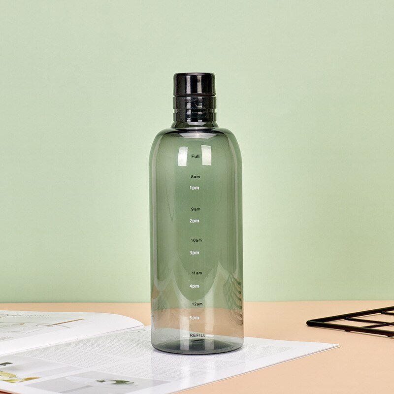 Transparente Wasserflasche