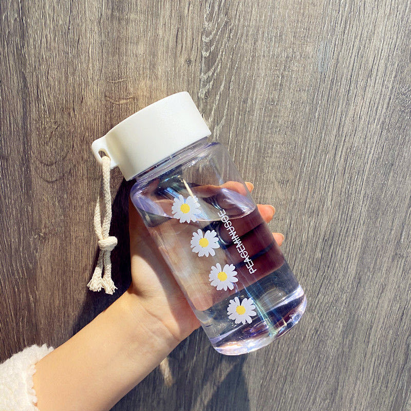 Transparente Wasserflasche