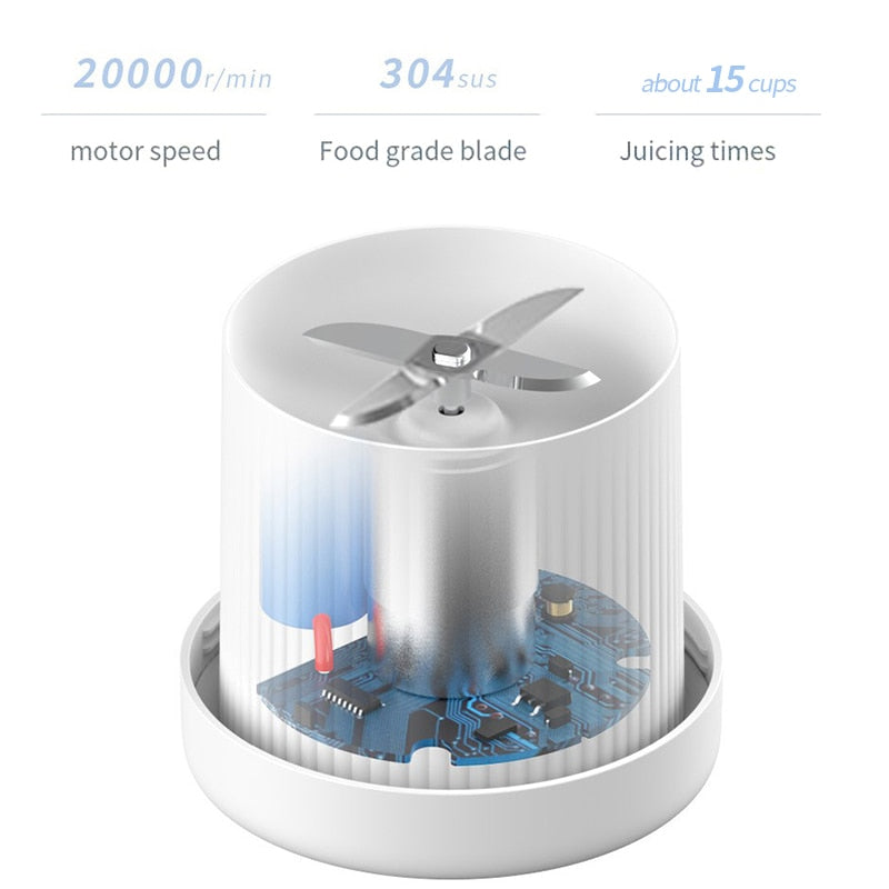 Tragbarer elektrischer Entsafter-Mixer USB