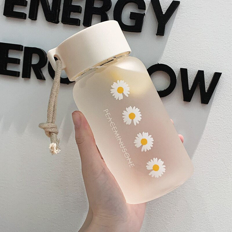 Transparente Wasserflasche