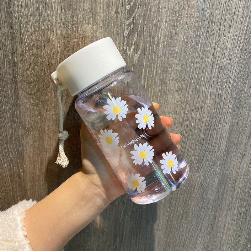 Transparente Wasserflasche