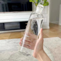 Transparente Wasserflasche
