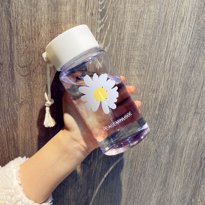 Transparente Wasserflasche