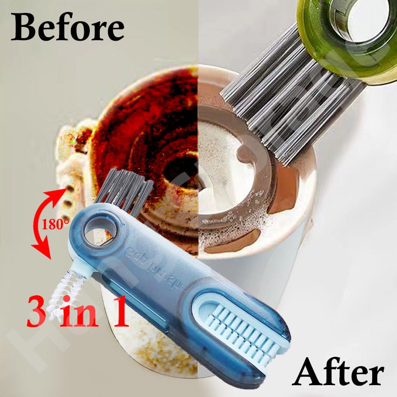 3-in-1-Flaschenspaltenreinigungsbürste