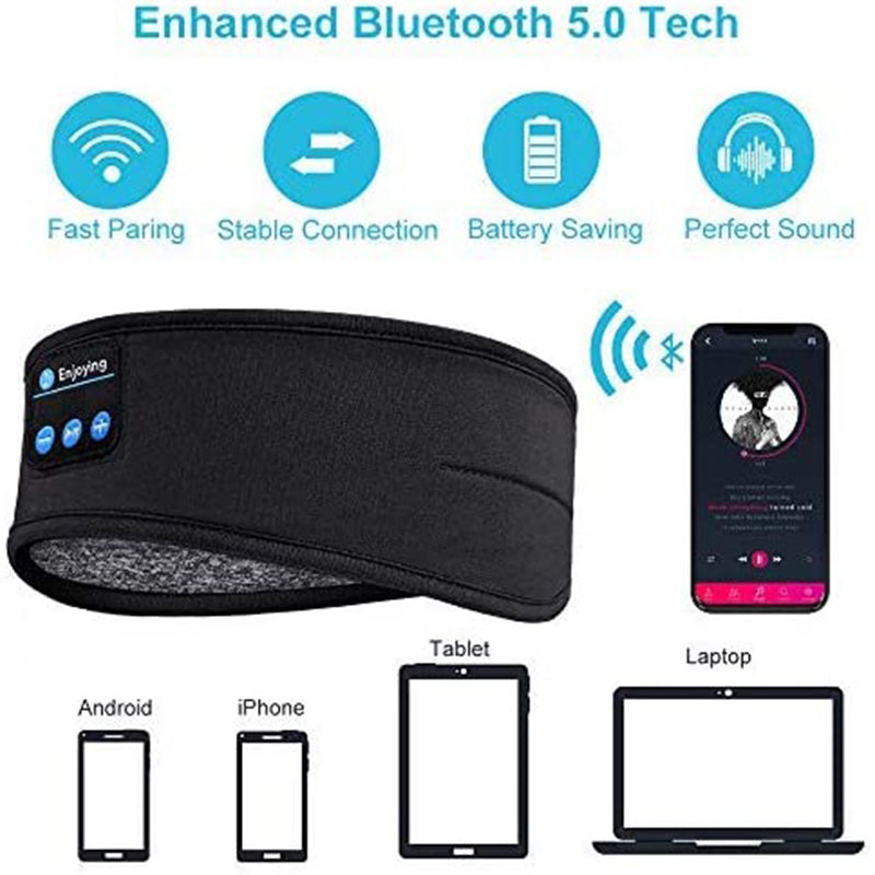 Bluetooth Kopfhörer Weiche Elastische Schlafmaske