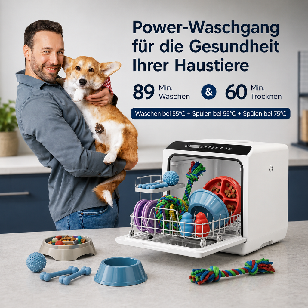 Tragbarer Ecowasher Tischgeschirrspüler