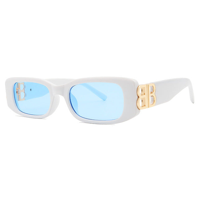 Schwarze Retro-Sonnenbrille